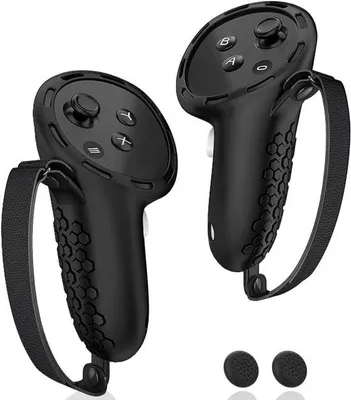 Produktbild von Silikonbeschermung für VR-Controller - Antislip - Paar - Schwarz