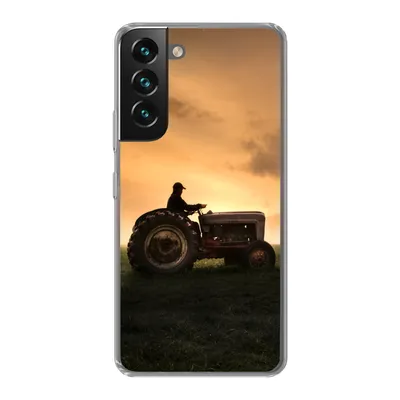 Produktbild von MuchoWow® Handyhülle Schutzhülle Hülle für Samsung Galaxy S22 Traktor - Landwirt - Nebel Silikon Softcase Handy Hülle - Mobiltelefonhülle