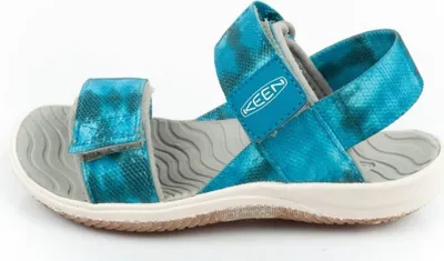 Produktbild von Keen Jr Elle Sandalen mit Fersenriemen in Sea Mosse-fjord Blue für Kinder
