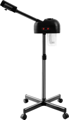 Produktbild von Gesichtsdampfer - Gesichtssauna - 800W warmer Nano-Dampf 42°C - 0,75 l Tank - 360° drehbare Düse - höhenverstellbar 220V - schwarz