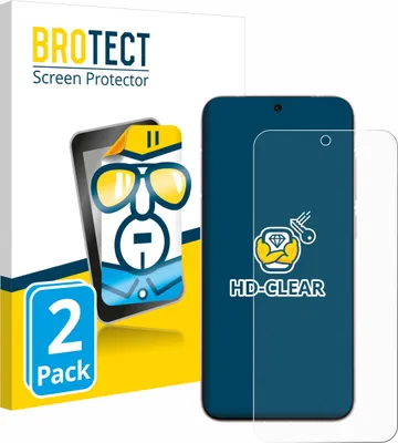 Produktbild von 2x Für Vivo X200 Pro mini Schutzfolie BROTECT Displayschutz Display Schutz Folie Klar Transparent