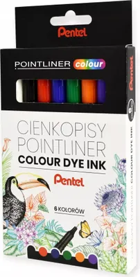 Immagine prodotto di Zestaw Cienkopis Pentel Pointliner Colou