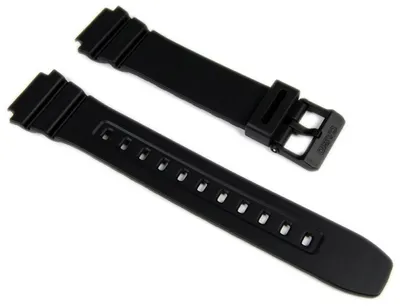 Produktbild von Casio Uhrenarmband 18mm Resin schwarz F-108 AE-1200 W-216H AE-1300