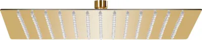 Zdjęcie produktu dla Vidaxl Regenduschkopf Quadrat 25x25 cm Edelstahl Gold gefärbt