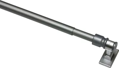 Produktbild von Gardinia Caféhausstange California silber-matt, 50 - 85 cm, Ø 12 mm