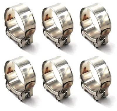Immagine prodotto di Solidchoice - Set di 6 fascette in acciaio inossidabile (17-19 mm) per fissaggio