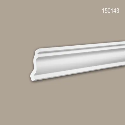 Produktbild von PROFHOME 150143 Eckleiste aus Polyurethan Deckenleiste Stuckleiste 2 m