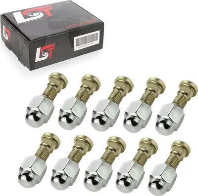 Produktbild von 10x RÄNDELBOLZEN MIT RADMUTTER - M12x1,5 x 44mm FÜR HYUNDAI H100