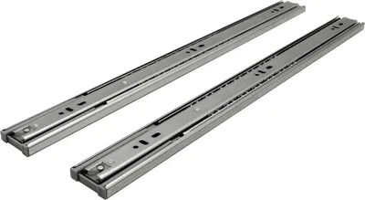 Produktbild von Jiubiaz Schubladenschienen Vollauszug 45mm Schwerlastauszug Teleskopauszug Kugelführung 350mm 6 Stück