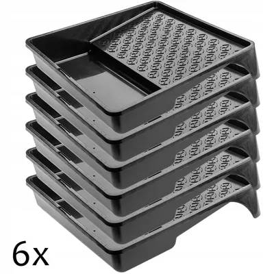 Zdjęcie produktu dla KADAX Kuweta malarska Na Wałek Farba 320 mm Czarna 6szt