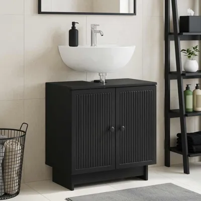 Productafbeelding van Maison Exclusive - Wastafelmeubel EDE, zwart, 59,5 x 31,5 x 59 cm