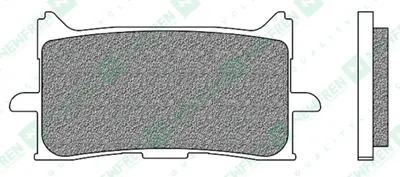 Productafbeelding van Remblokken Newfren FD0521BT1 (set per remschijf), type: Road Touring, materiaal: organisch