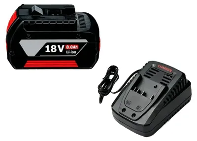 Obrázok produktu pre Lítiová článková batéria, 18 V, kapacita 8000 mAh, 1 nabíjačka, 18 V