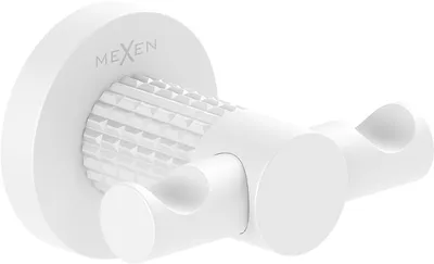 Obrázek produktu pro Mexen Triv dvojitý háček na ručník, bílý - 70A33012-20