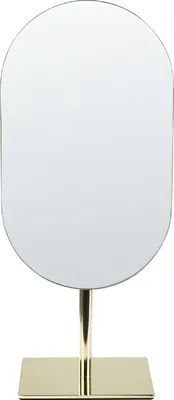 Produktbild von BELIANI Schminkspiegel Gold Metall 16 x 37 cm Schminktisch Spiegel Dekorativ