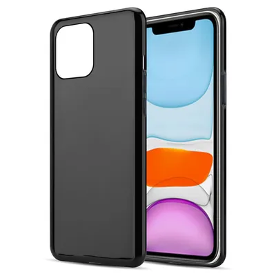 Produktbild von Cadorabo Hülle für Apple iPhone 12 MINI Schutz Hülle in Schwarz Schutzhülle TPU Silikon Cover Etui Case