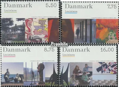 Produktbild von Briefmarken Dänemark 2008 Mi 1497-1500 (kompl.Ausg.) postfrisch Kunst
