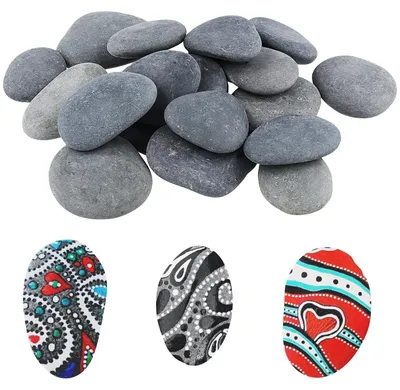 Obrázek produktu pro Elzusha – Sada šedých obdélníkových dlaždic, 40 kusů, rozměry 5-8 cm, pro tvoření, dekorace a DIY projekty