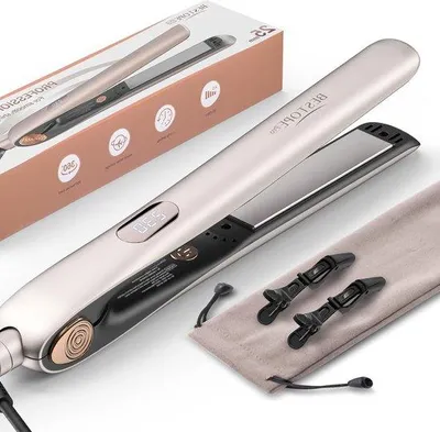 Productafbeelding van Keramische stijltang - Temperatuurregeling met 5 instellingen - snelle opwarmfunctie - geschikt voor alle haartypes