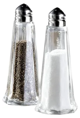 Produktbild von Salz- und Pfefferstreuer-Set im Leuchtturm-Design aus Glas
