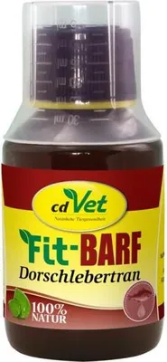 Obrázek produktu pro cdVet Fit-BARF Dorschlebertran 100 ml
