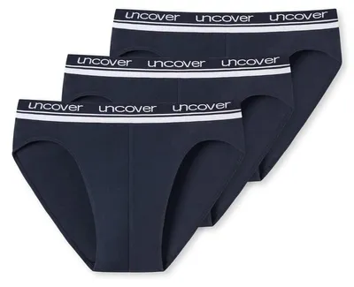 Produktbild von Uncover by Schiesser - Rio Slip/Unterhose - 3er Pack (XL Dunkelblau)