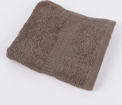 Produktbild von Qualitätsfrottee Handtuch 100% Baumwolle 500g/qm braun Größe Gästetuch 30 x 50 cm