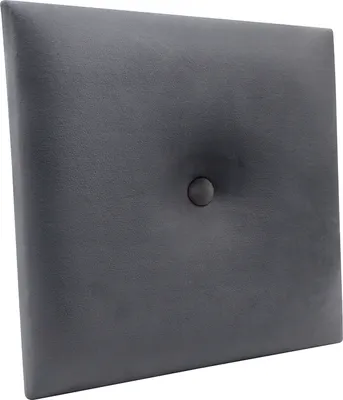 Produktbild von Yalion Wandpaneel 30x30cm 3D Gepolstertes Wandverkleidung Polsterpaneel für Schlafzimmer Wohnzimmer,Dunkelgrau