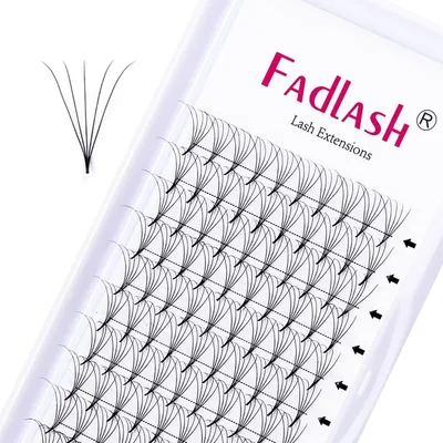 Image de Extensions de cils 5D, 0,07 mm, courbure D, 13 mm, noires, lot de 12