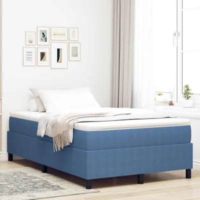Produktbild von Maison Exclusive - Plattformbettgestell Blau 120 x 200 cm Cordstoff