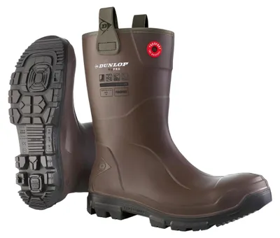 Produktbild von Dunlop Purofort RigPRO full safety Sicherheits-Baustiefel, Dark Brown, Größe 48
