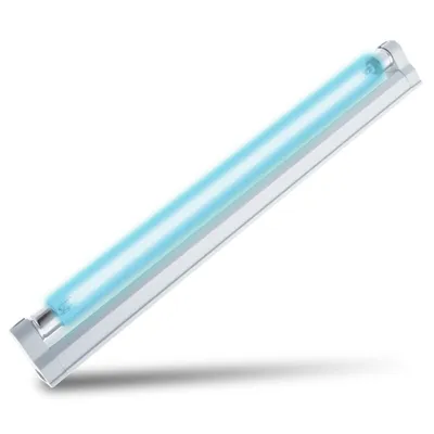 Produktbild von UV Licht 31cm LED Röhre T5 Leuchtstofföhre Tube 8W Desinfektion Ozon mit Netzteil Halterung Klammer Schutz UV-Lampe