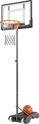 Obrázek produktu pro Nastavitelný basketbalový systém PRO - Zahradní basketbalový kruh se stabilní základnou