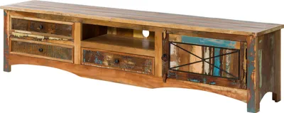 Produktbild von MASSIVMOEBEL24.DE TV-Board Altholz 220x40x50 mehrfarbig lackiert NATURE OF SPIRIT #44