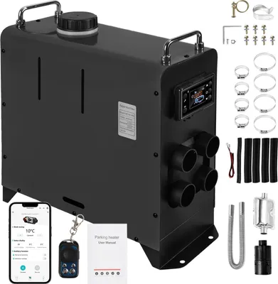 Produktbild von Bettizia 8KW Dieselheizung 12V/24V Standheizung Diesel mit Bluetooth APP Steuerung & Fernbedienung Diesel-Luftheizung mit 5L Tank Schnell Dieselheizung für Wohnmobil, Wohnwagen, LKW, Boot