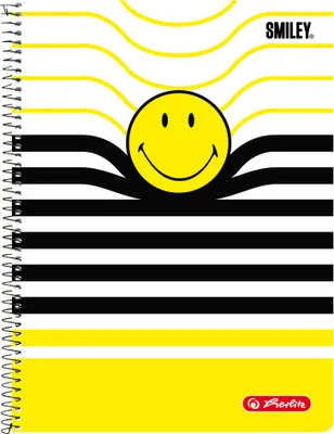 Produktbild von Herlitz Collegeblock / A4 / Spiralblock / kariert / "Smiley"