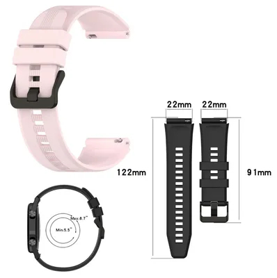 Obrázok produktu pre Pre Honor Watch GS 3 / GS3 Plastový / silikónový remienok Náhradný remienok pre hodinky