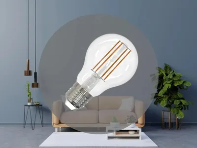 Zdjęcie produktu dla Żarówka LED / żarówka filamentowa, 7,5W - 3000K