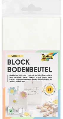 Produktbild von Folia 41100, Weiß, Rechteck, 15 Stück(e), 175 mm, 100 mm, 55 mm