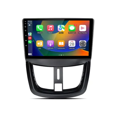 Produktbild von Android14 4+64G Carplay GPS NAVI 9 Zoll Für Peugeot 207 2006-2015 WIFI Autoradio BT DAB+ 4GSIM SWC 2Din 8Kern