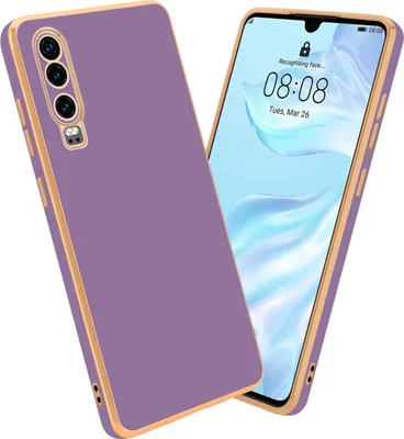 Immagine prodotto di Cadorabo copertura protettiva per Huawei P30 cover in viola copertura del telefono cellulare TPU silicone fotocamera custodia di protezione caso