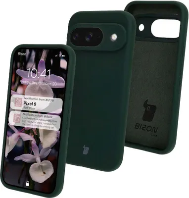 Produktbild von Bizon Soft Case Google Pixel 9 dunkelgrün