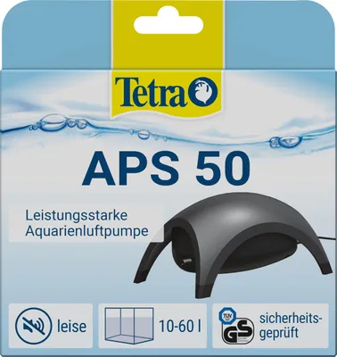 Produktbild von Tetra APS 50 Aquarium Luftpumpe - leise Membran-Pumpe für Aquarien von 10-60 L,