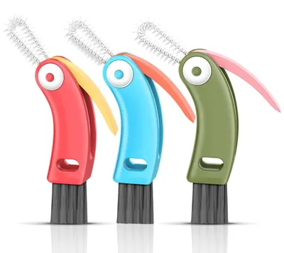 3-in-1 Reinigungsbürstenset für Becherdeckel, 3-teilig