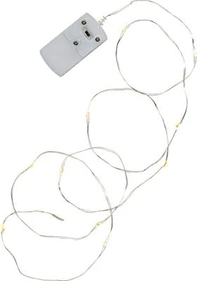 Produktbild von Best Season LED-Draht-Lichterkette "String" 12teilig LED w/w, 0,6m, Batterie, 726-46