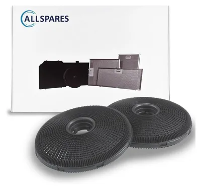 Produktbild von AllSpares Aktivkohlefilter (2St.) für Dunstabzughaube geeignet für u.a.