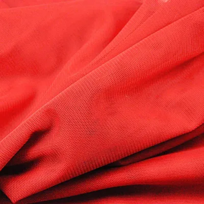 Produktbild von Tüll Bekleidungsstoff weich - rot