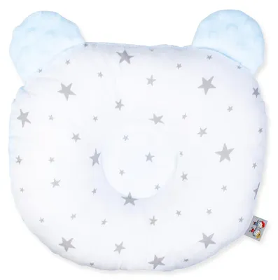 Produktbild von Kopfstützkissen Stella - 30 cm x 25 cm - Blau | by SEVIRA KIDS