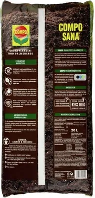 Produktbild von COMPO Sana Grünpflanzen- und Palmenerde 20 L