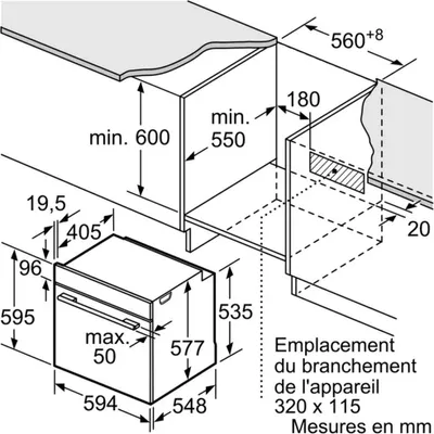 Produktbild von Neff N 50 B5ACJ7AG3, Medium, Elektrischer Ofen, 71 l, 71 l, 30 - 275 °C, Hydrolytisch + Pyrolytisch